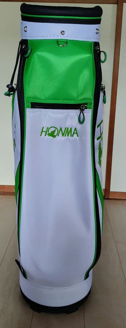 HONMA キャディバッグ ホワイト/グリーン