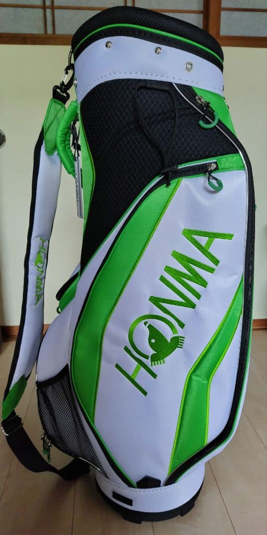 HONMA キャディバッグ ホワイト/グリーン