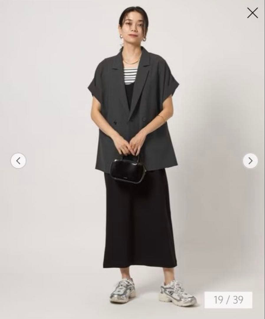 グリーンレーベル　レディース　トップス　フレンチスリーブ シャツ ジャケット