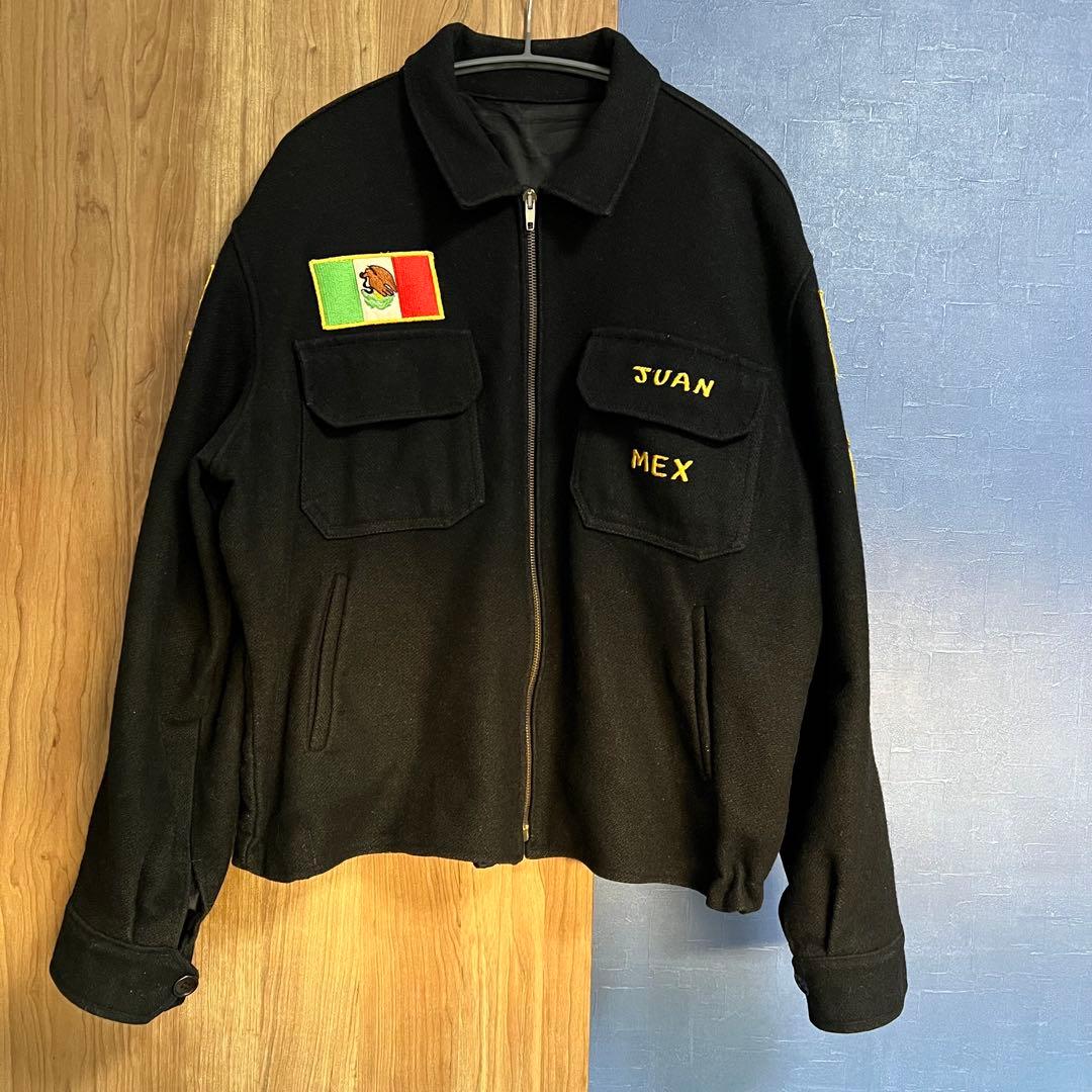 80s ツアージャケット スーベニアジャケット ミリタリージャケット USN