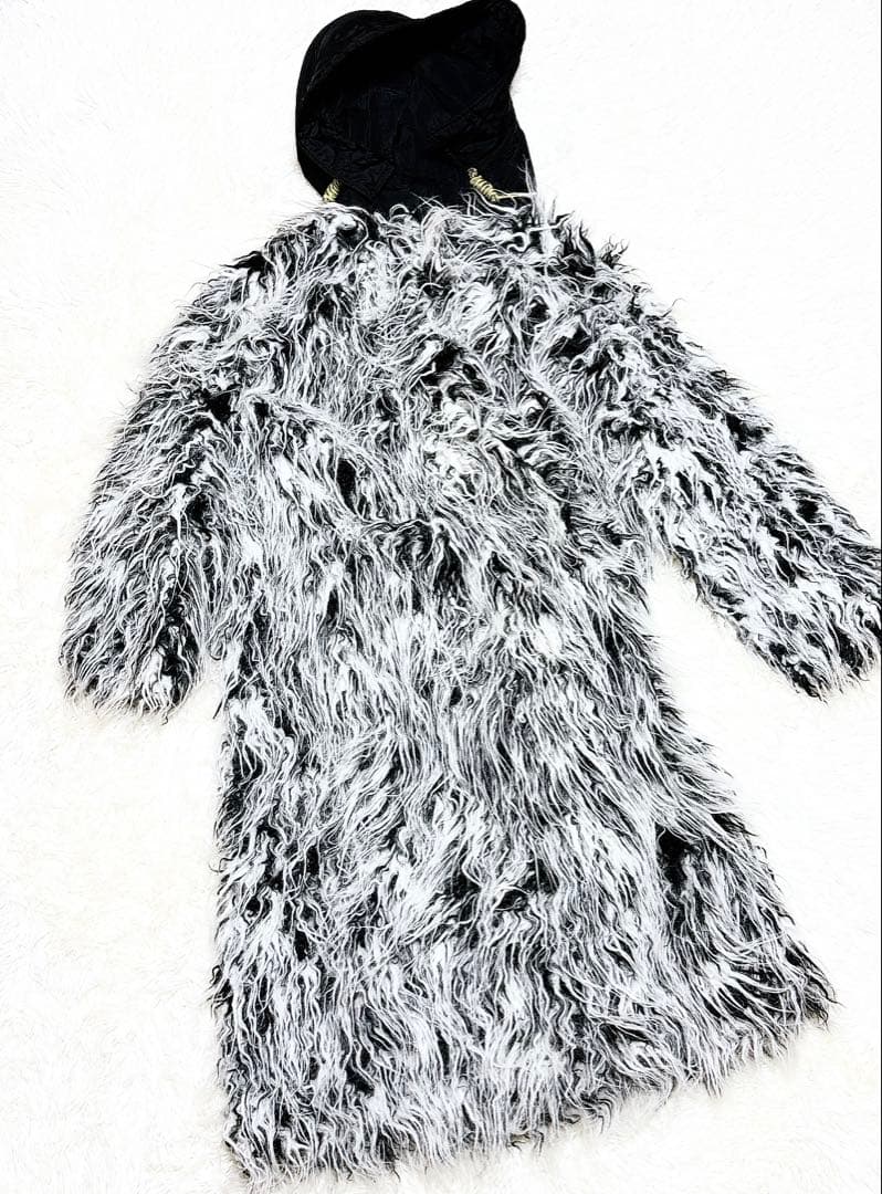 は*つ様 定価8万円!! DIESEL ファーコート XS相当 LUXXX アー