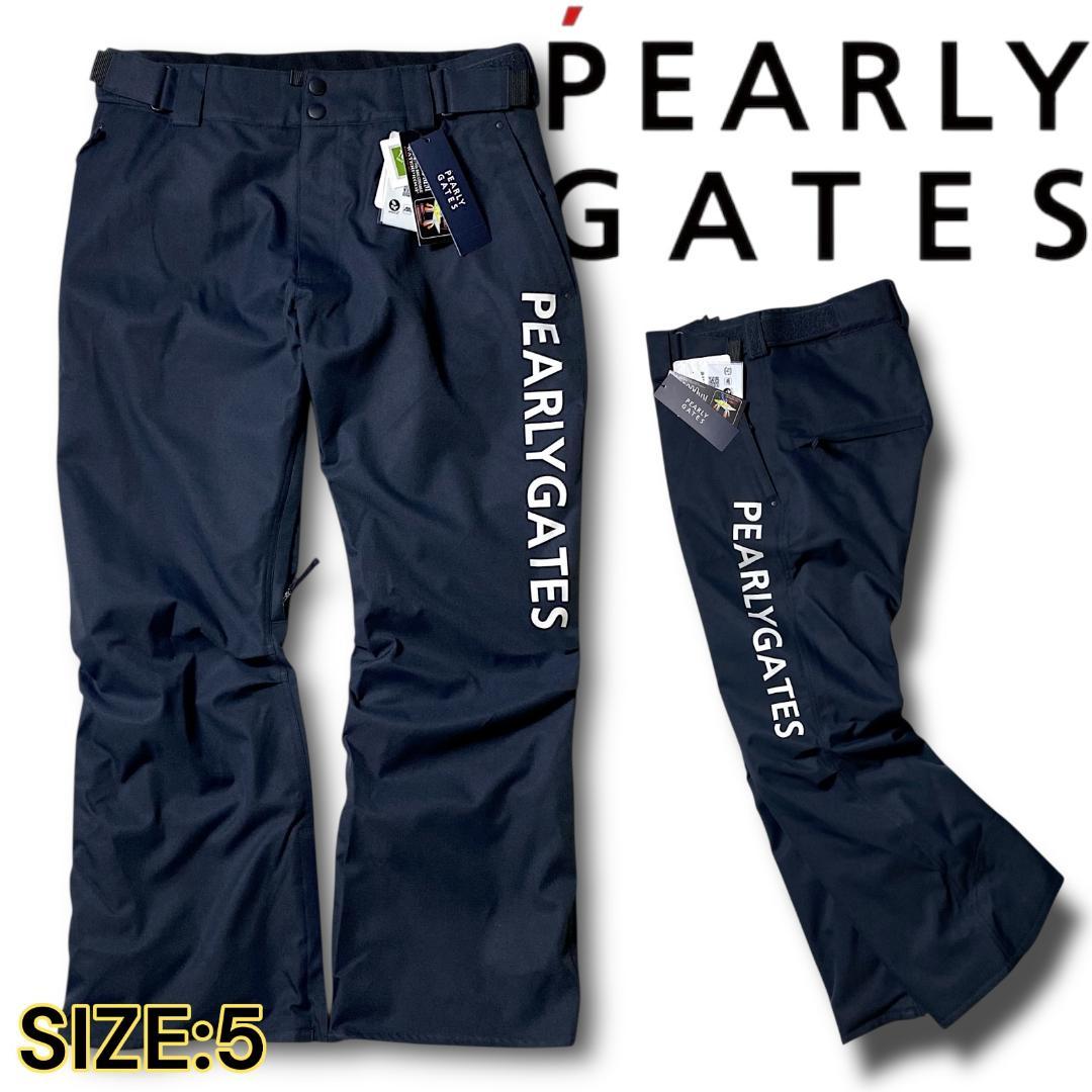 定価39600円 5 パーリーゲイツ 防水防寒 スノーウエア パンツ スノボ 紺