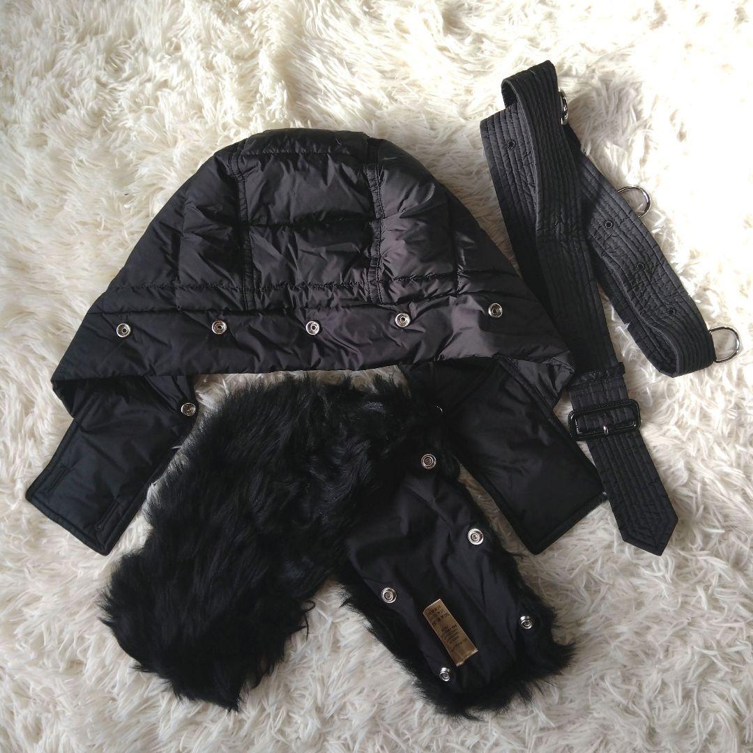 未使用タグ付✨バーバリー　ノバチェックフード　ダウンコート　リアルファー