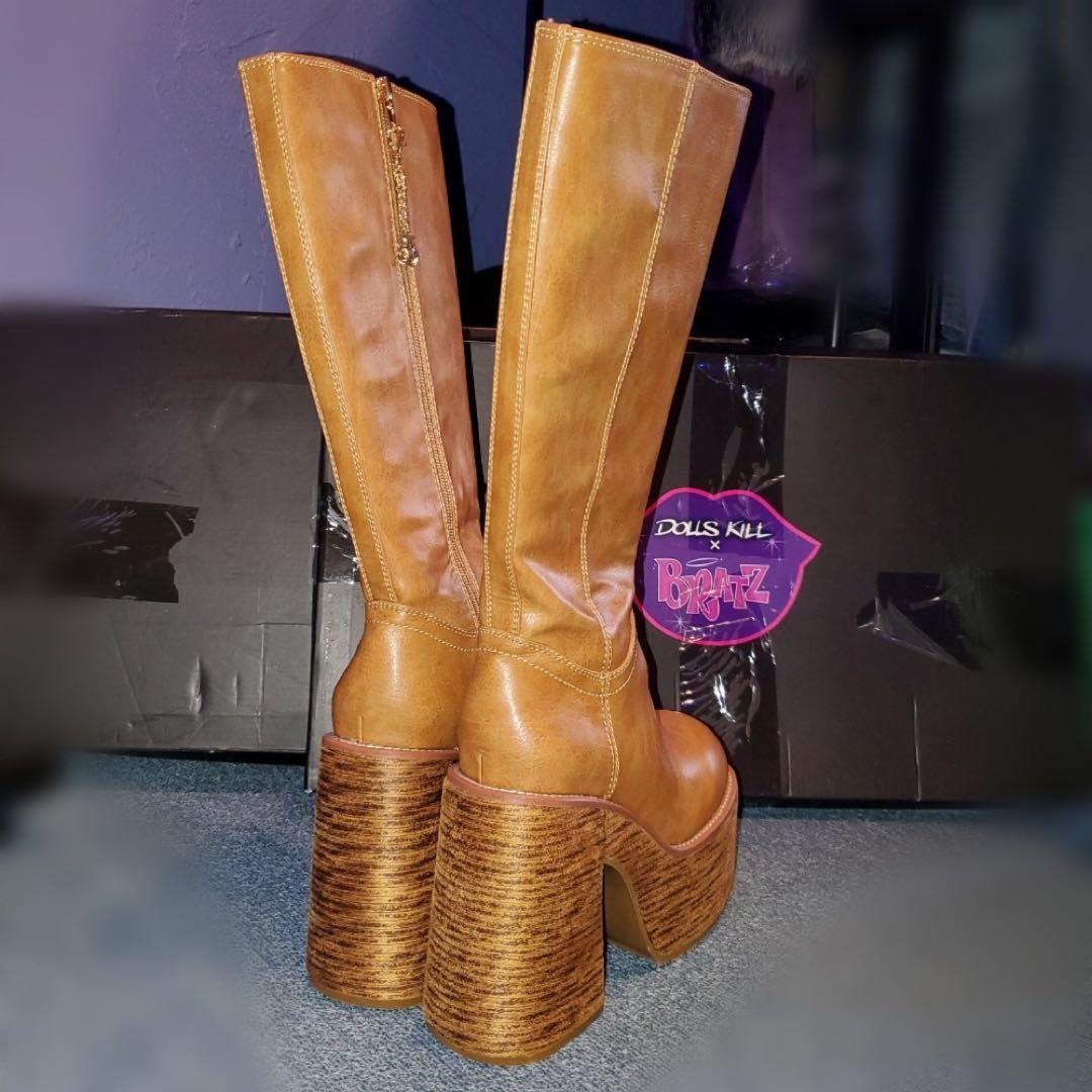 DOLLSKILL BRATZ ブラッツ 厚底 ブーツ ブラウン 茶色 ヒール