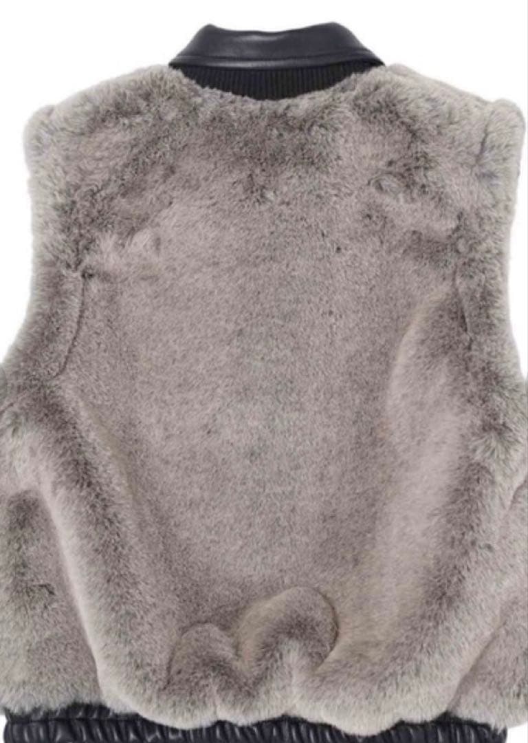 エックスガール　X-girl レザージャケット ファレザーファーコート