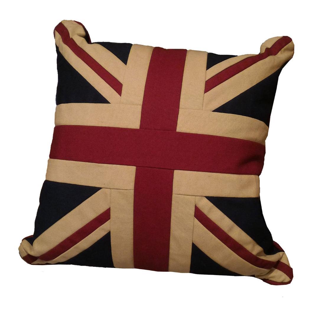 【英国モチーフ】ユニオンジャック柄 クッションカバー｜UKカルチャー好きに
