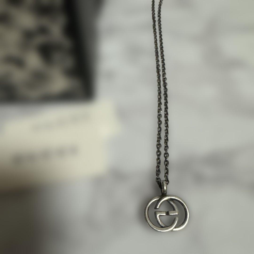 グッチ　GUCCI ネックレス　シルバー　(箱付き)