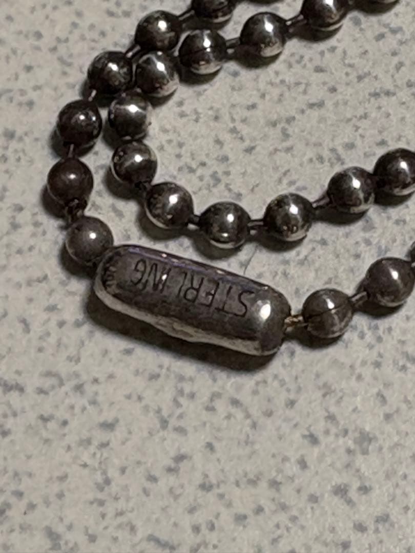 クロムハーツ ボールチェーン 77cm