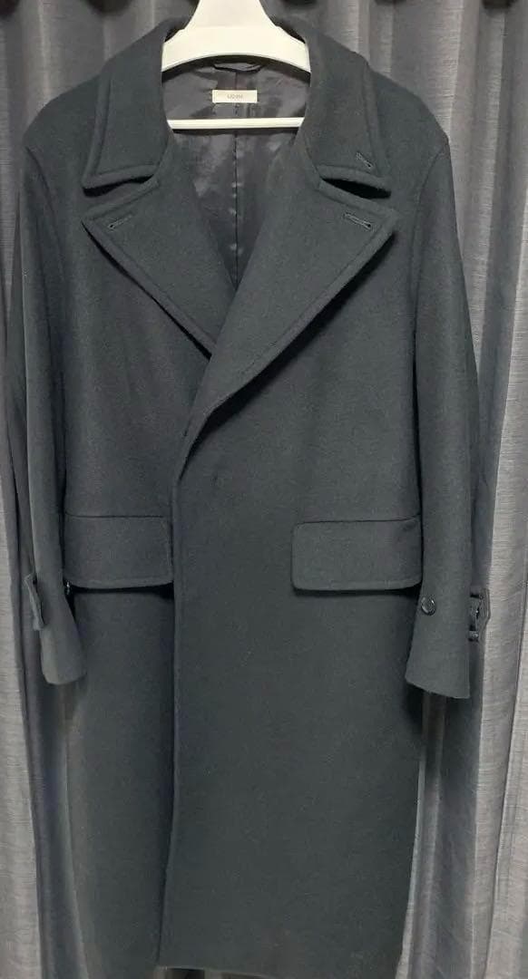 ジャケット・アウター LIDNM Super140s OFFICER COAT CHARCOAL