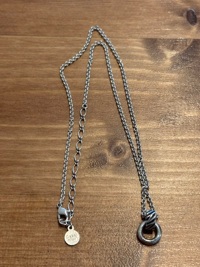 ビ*し様 GARNI ダブルリング ネックレス　廃盤