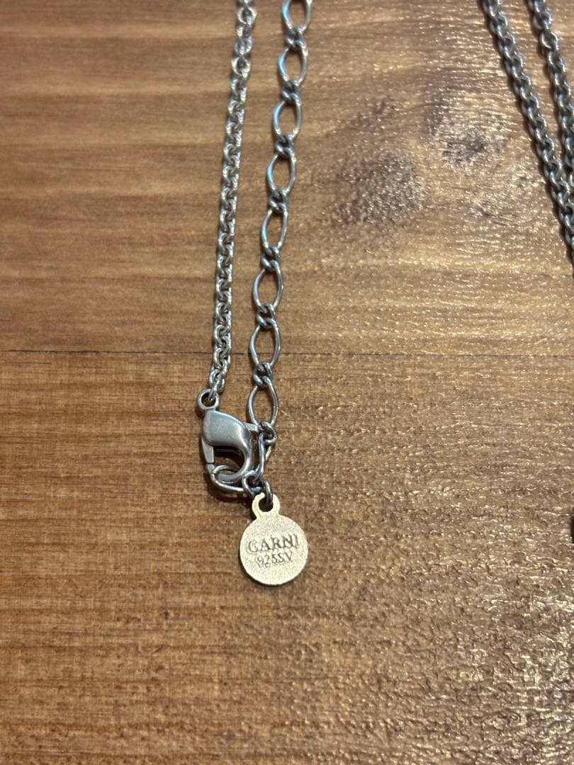 ビ*し様 GARNI ダブルリング ネックレス　廃盤