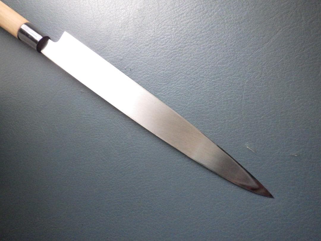 日本橋・木屋/義久/柳刃刺身包丁8寸/㊨研ぎ済み★