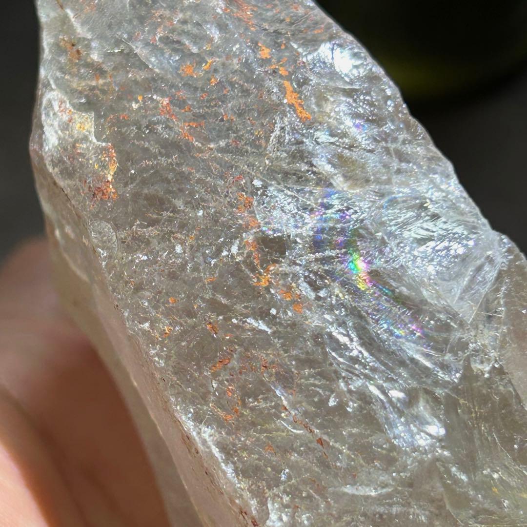 ☆別格高級品！ホワイト　ルチル　原石　クラスター　福徳大黒秘宝③