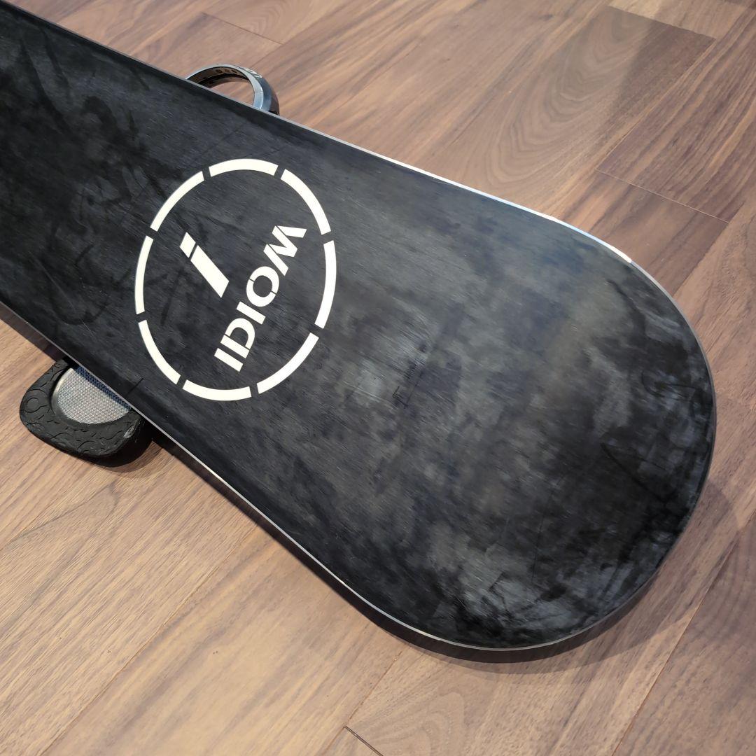 【希少】BURTON idiom スノーボード 156cm 木製 ビンディング付