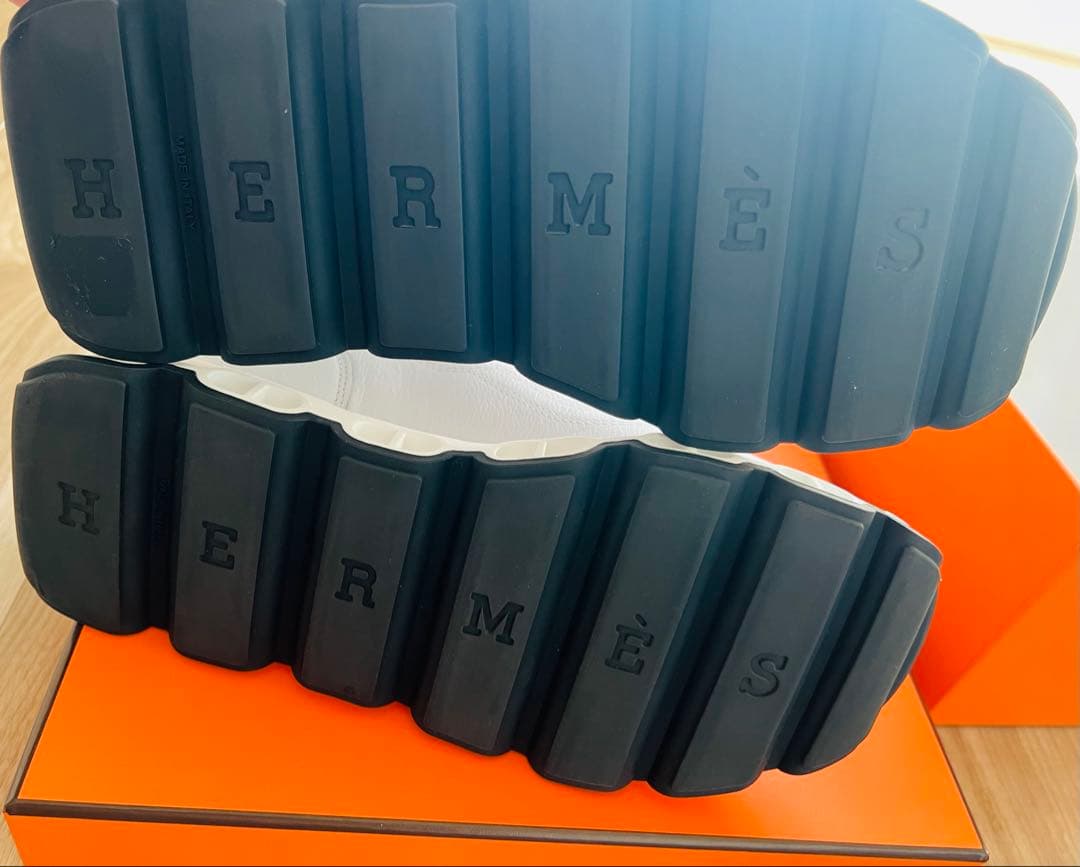 【美品】エルメス スニーカー【インパルス】 37(日本サイズ23.5cm)