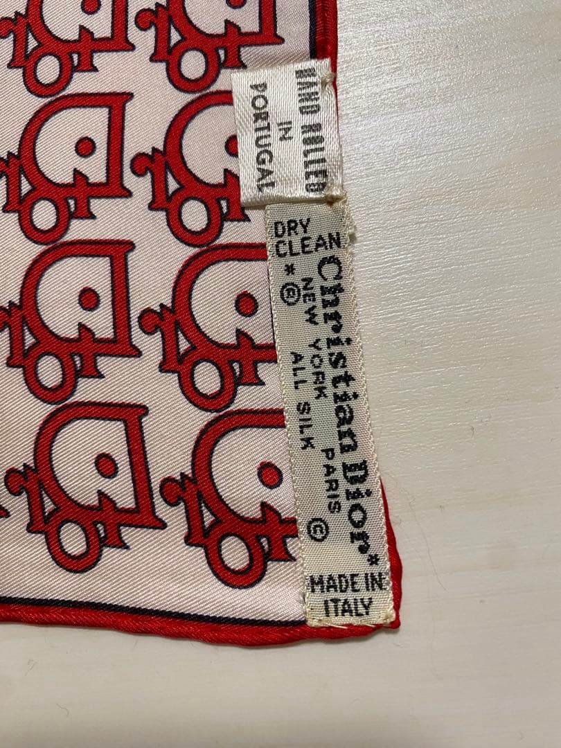 美品　Christian Dior ヴィンテージ トロッター柄 スカーフ