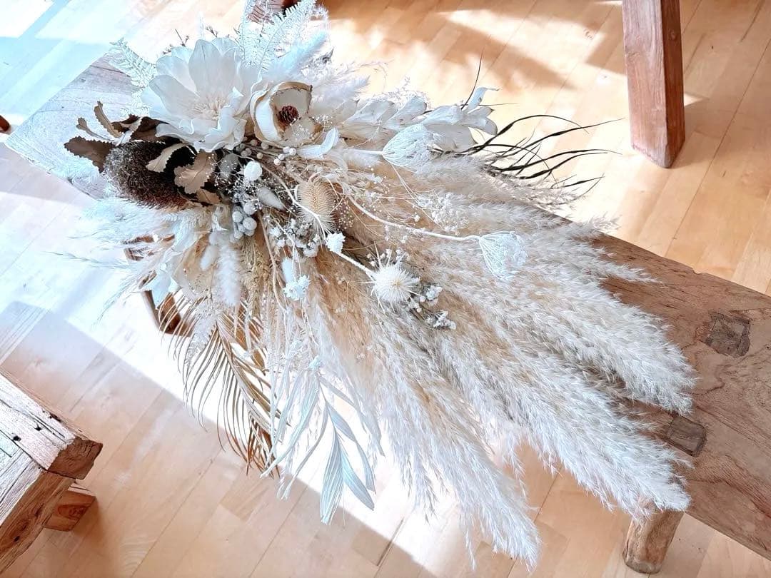 ＊パンパスグラスの花束＊ドライフラワーのブーケ　開店祝い　インテリアフラワー