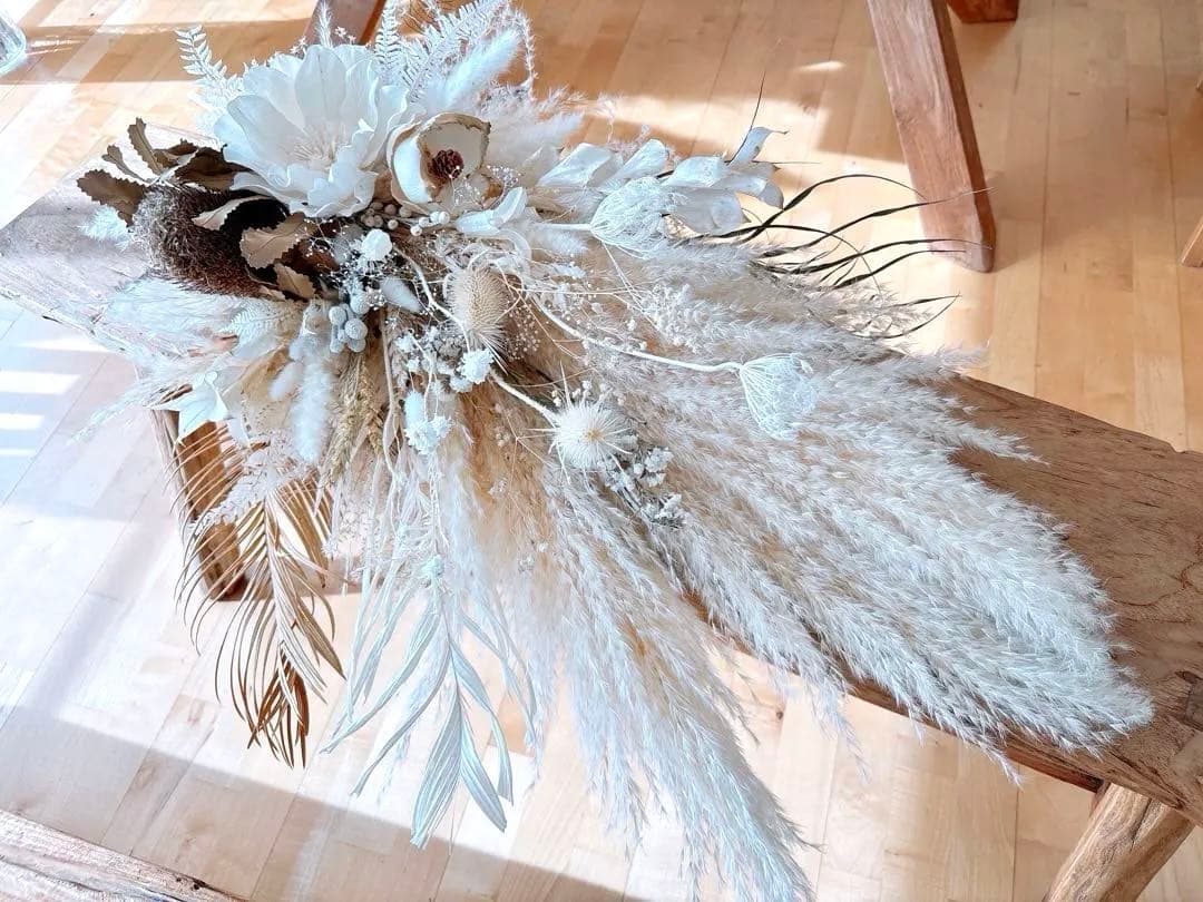 ＊パンパスグラスの花束＊ドライフラワーのブーケ　開店祝い　インテリアフラワー