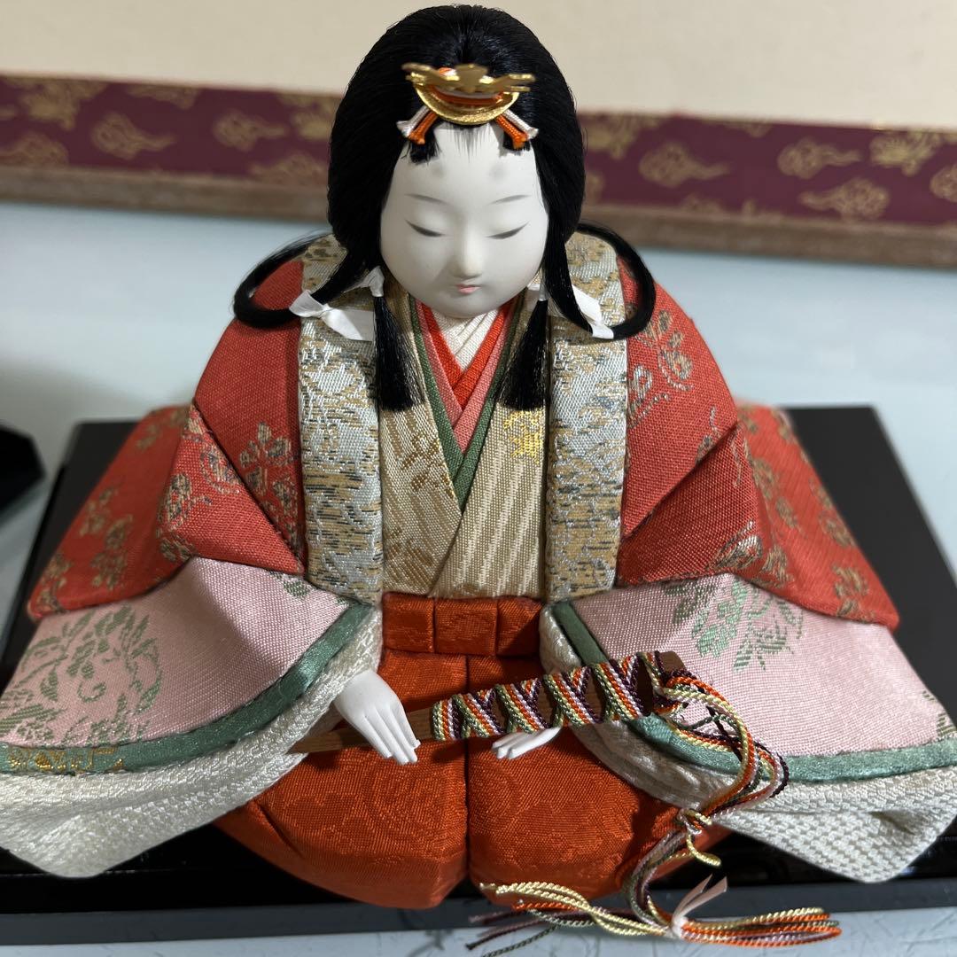 親王飾り　お雛様　木目込
