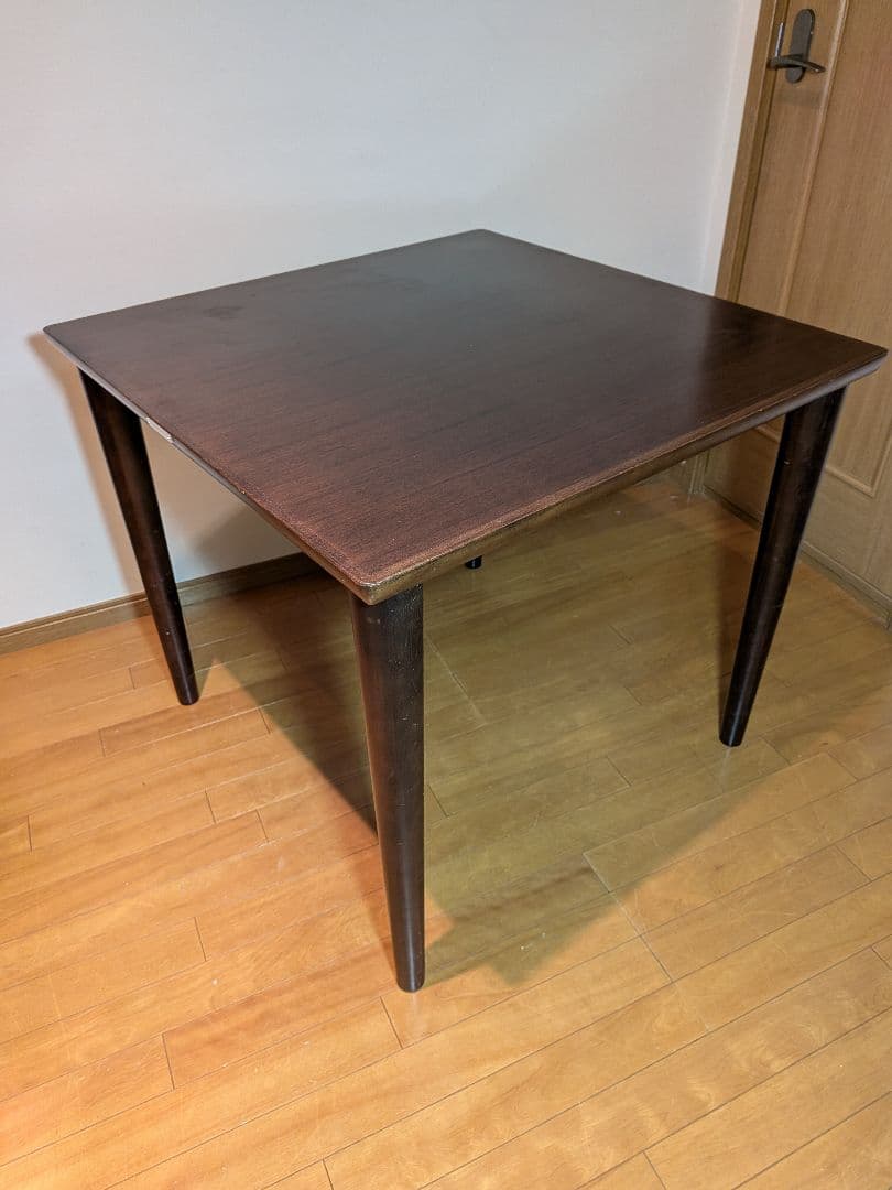 ■送料込■カリモク60+ ダイニングテーブル800 木製家具食卓デスク ブラウン