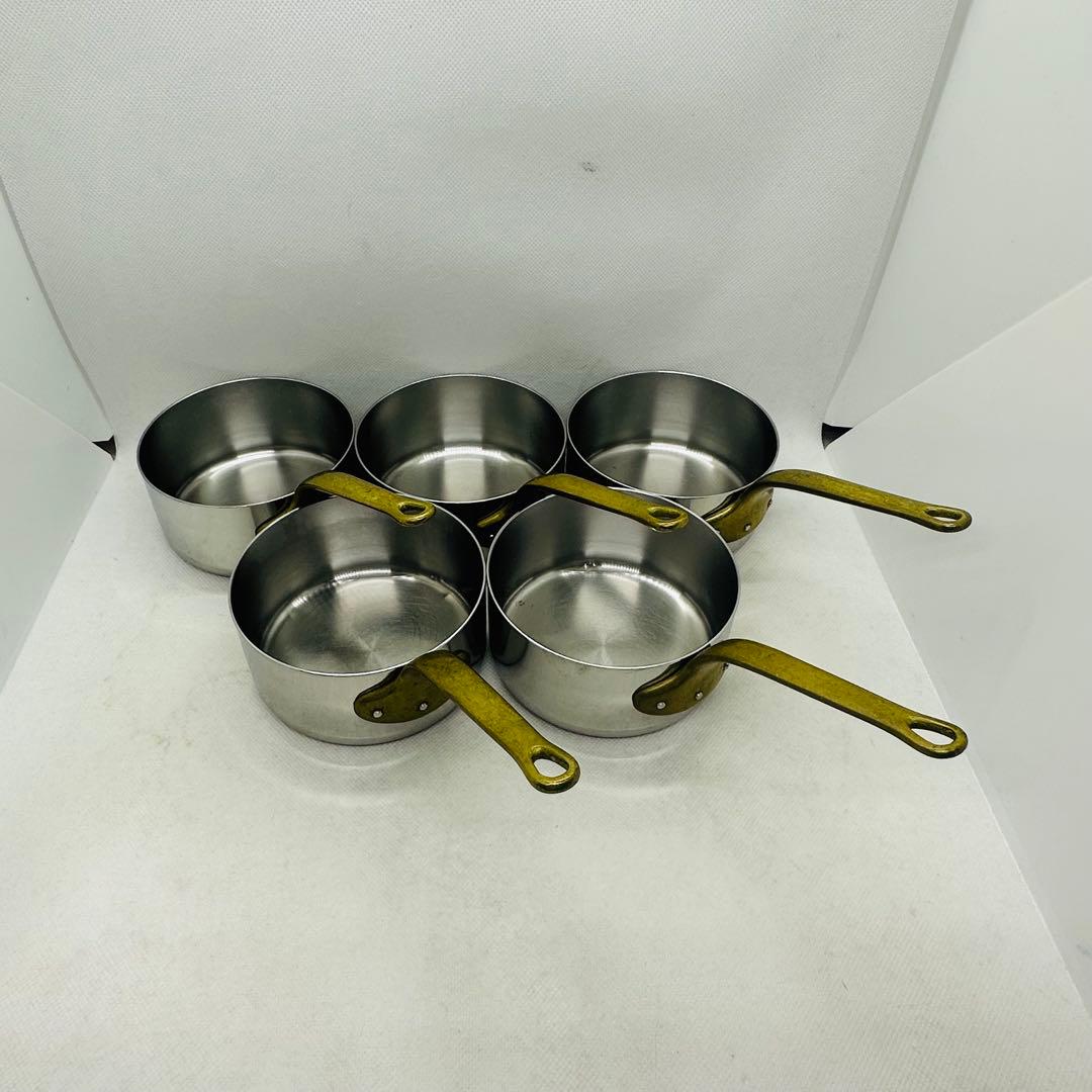 ステンレス製 ソースパン 和田助製作所 5個セット 18-8 S.S JAPAN