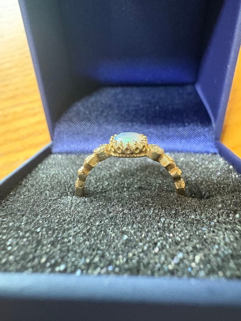 オパールリング ゴールド