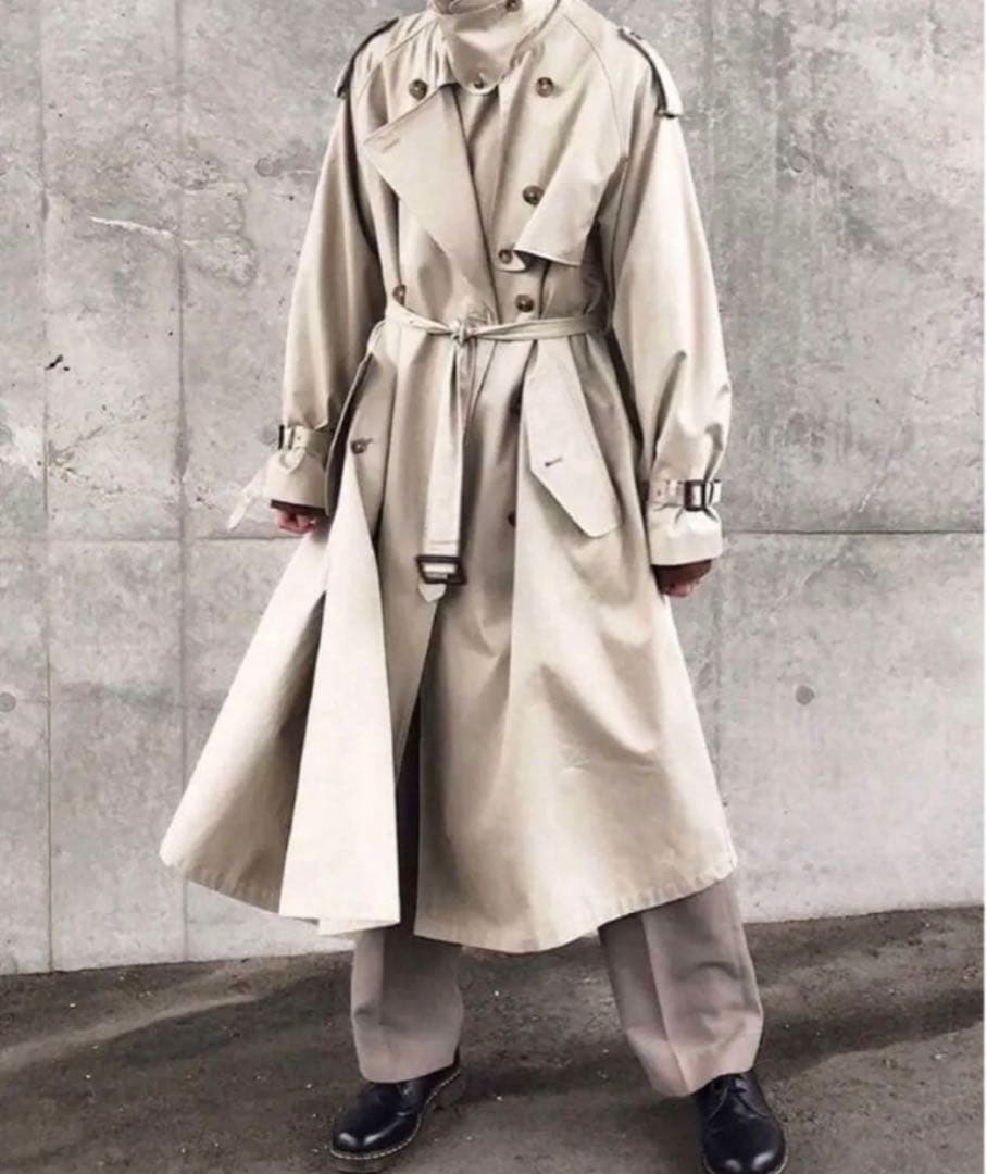 stein LAY OVERSIZED TRENCH COAT トレンチコート