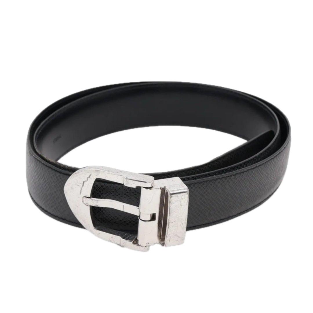 ルイヴィトン サンチュール クラシック レザー ベルト M6843 ブラック