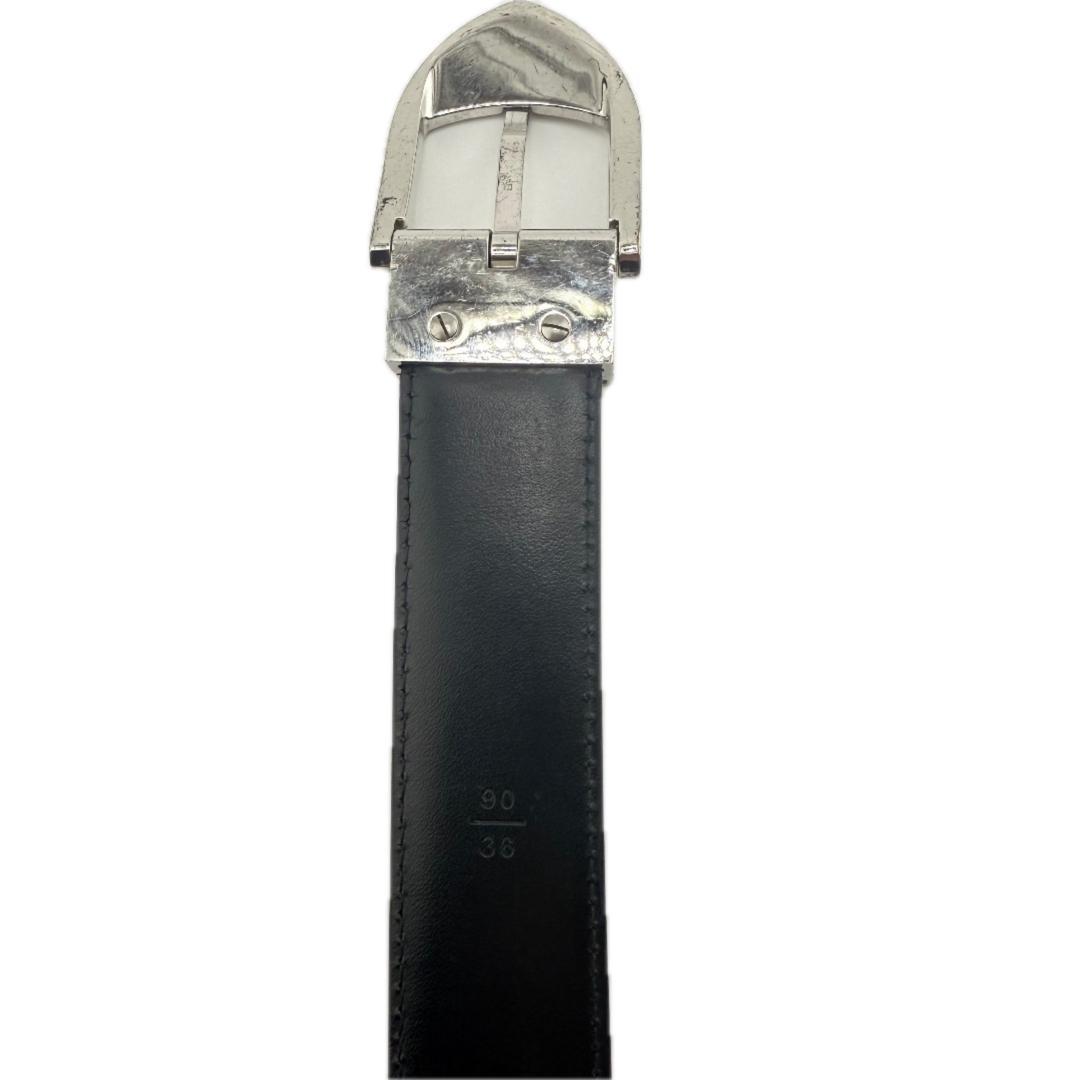 ルイヴィトン サンチュール クラシック レザー ベルト M6843 ブラック