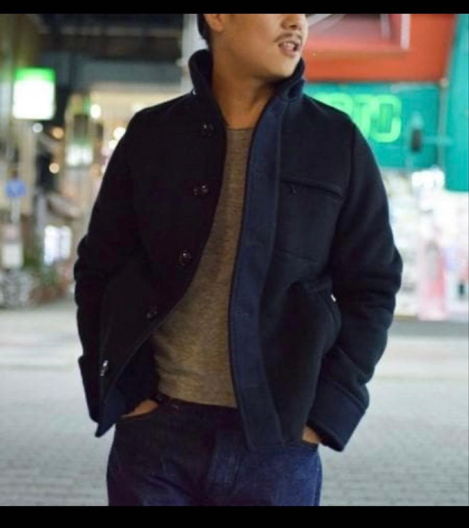 （値下げ）BLUE BLUE JAPAN ネイビー へビースウェットジャケット