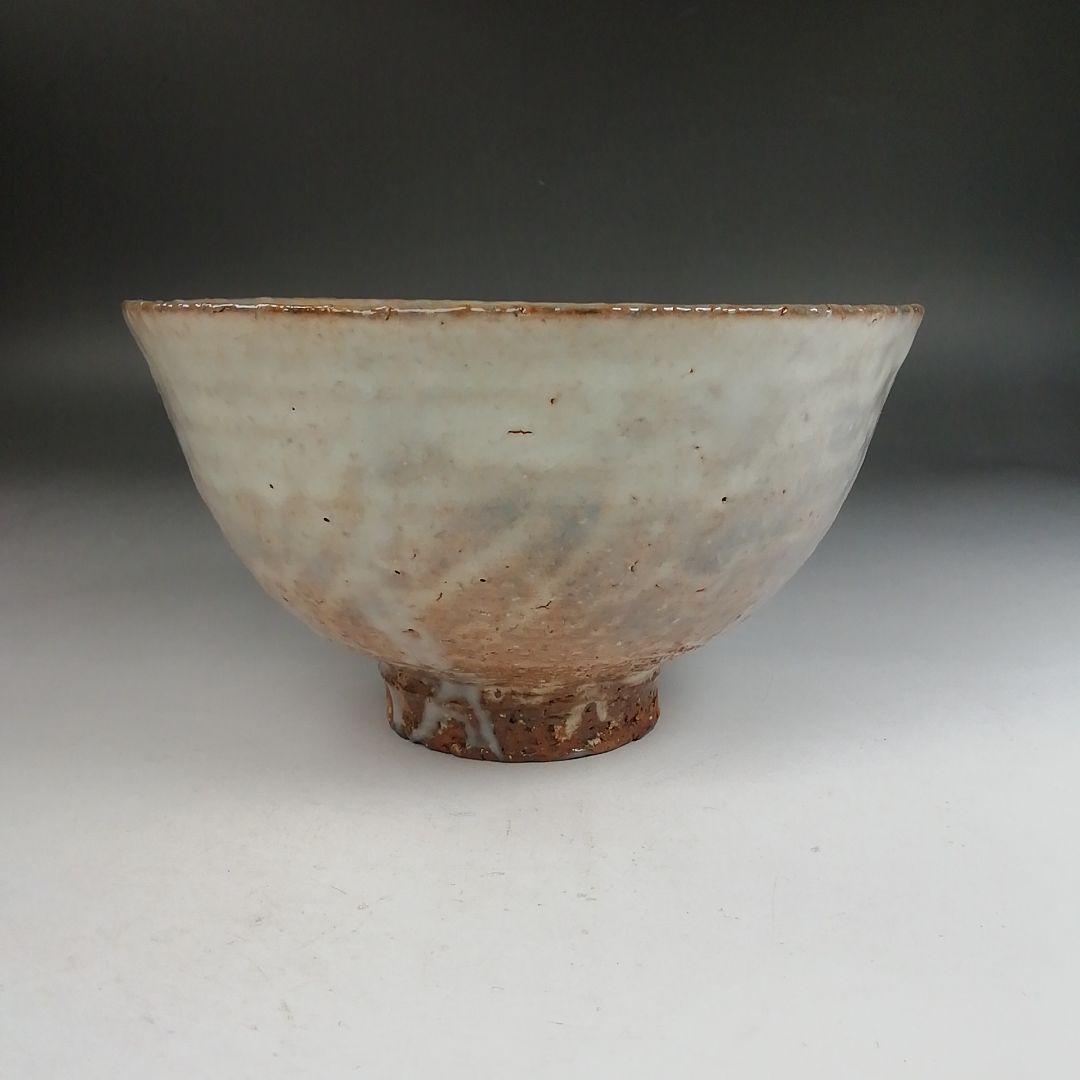 Ｗ２１７　茶碗　『萩焼』『大和萬山 造』　共箱　抹茶碗　茶道具