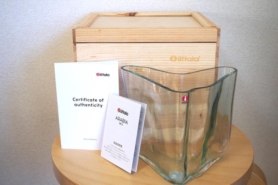 【世界200個限定】イッタラ アアルト コレクション ベース クリア 1937