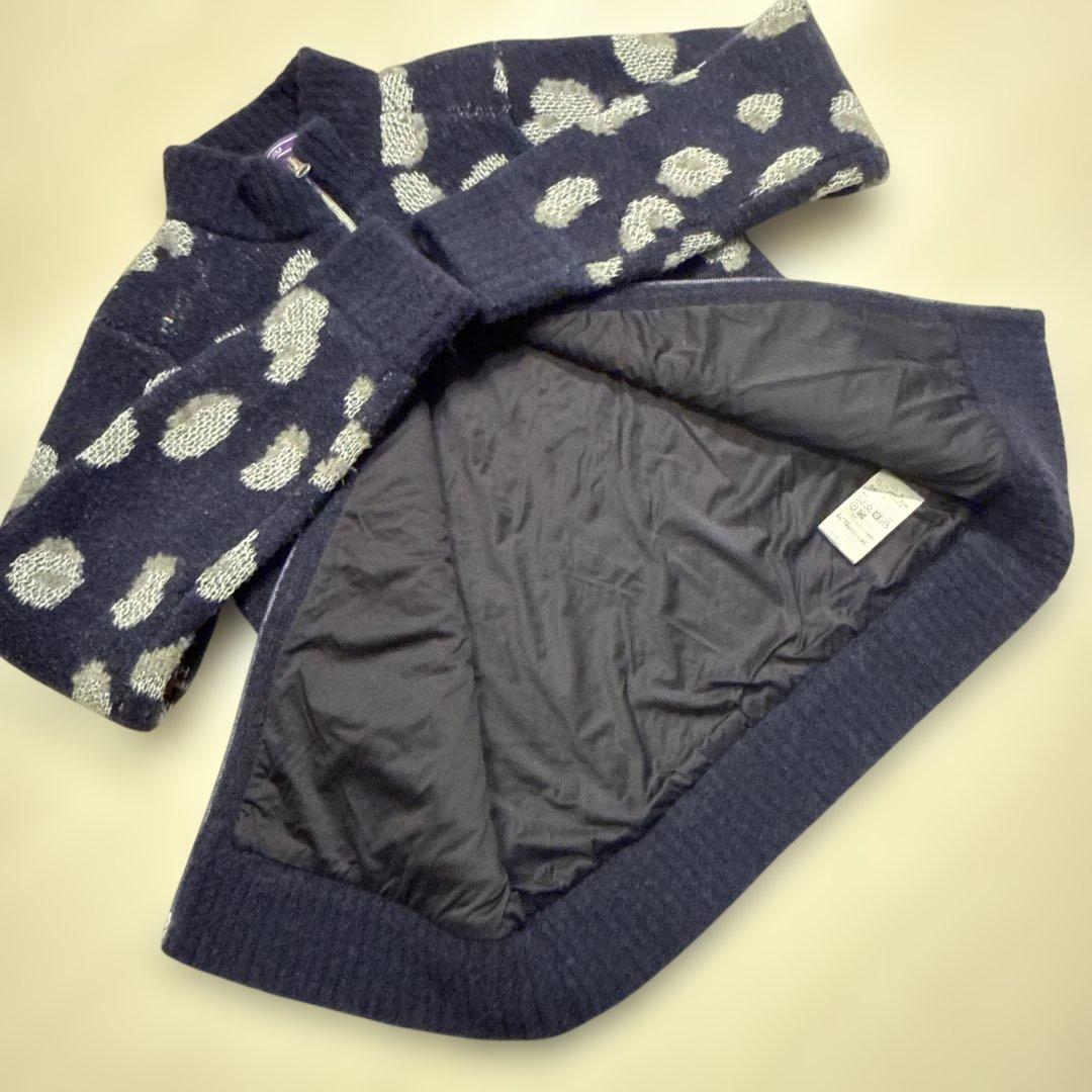 ビームスゴルフ　パープルレーベル　ニットブルゾン　ニットスカート　セット　M