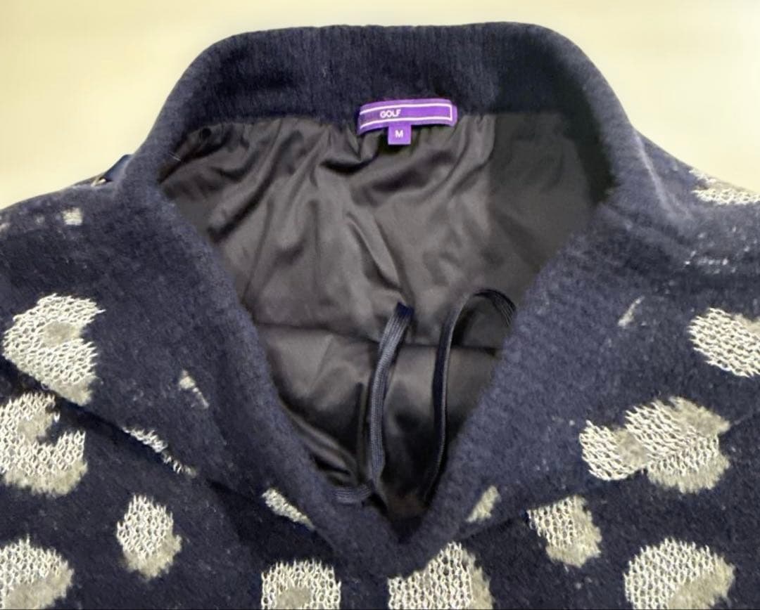 ビームスゴルフ　パープルレーベル　ニットブルゾン　ニットスカート　セット　M
