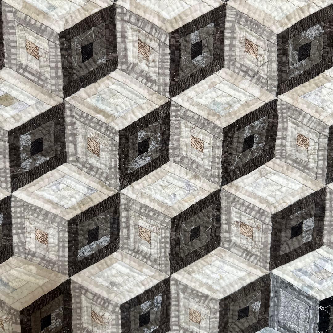 ハンドメイドパッチワークキルトのタペストリー、ベッドカバー