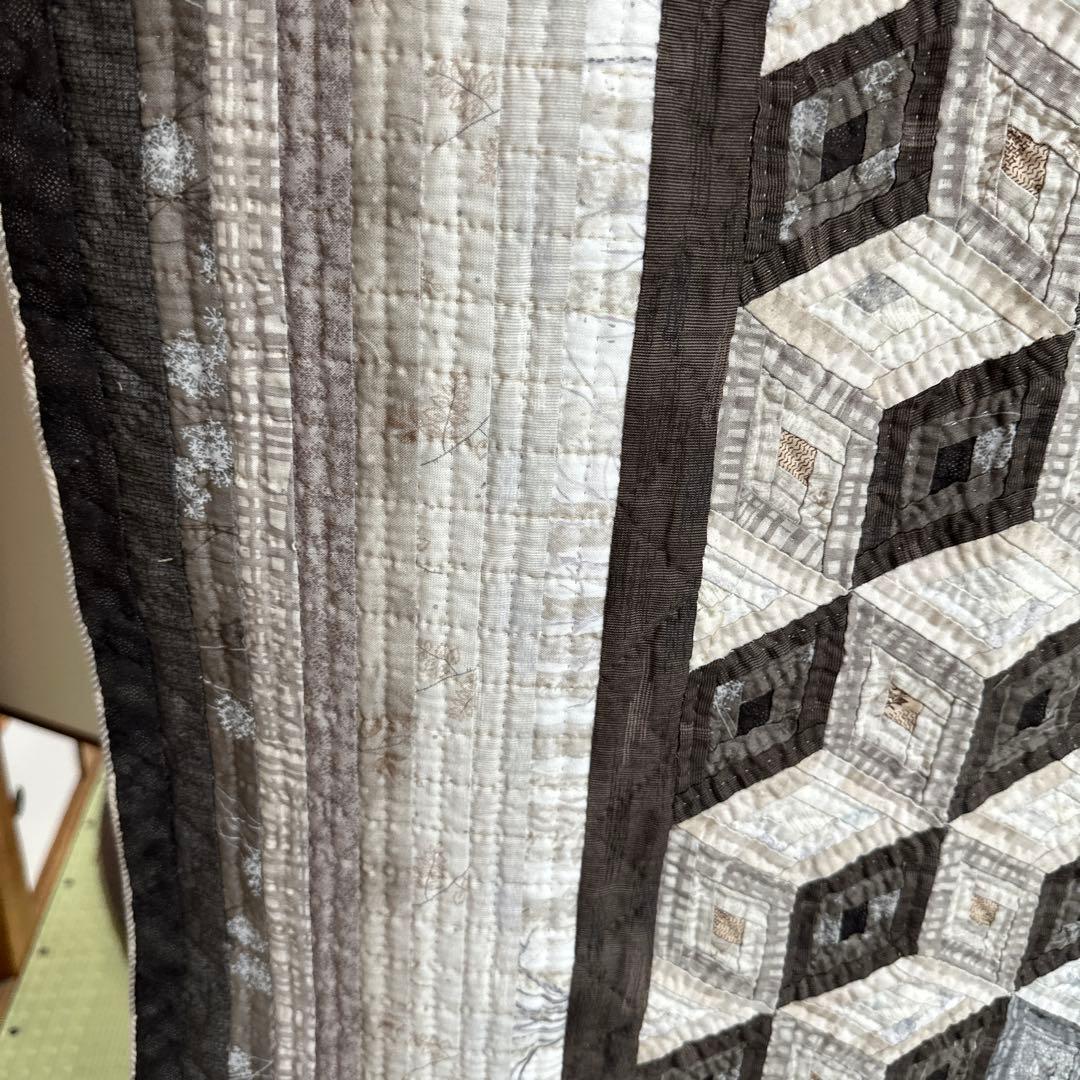 ハンドメイドパッチワークキルトのタペストリー、ベッドカバー