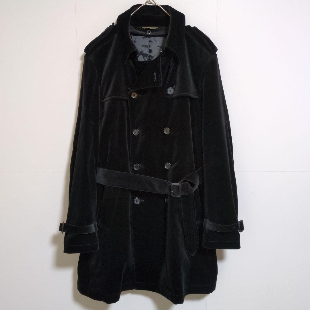 美品　ヨウジヤマモト　トレンチコート　ベロア　2WAY　キルティング　A.A.R