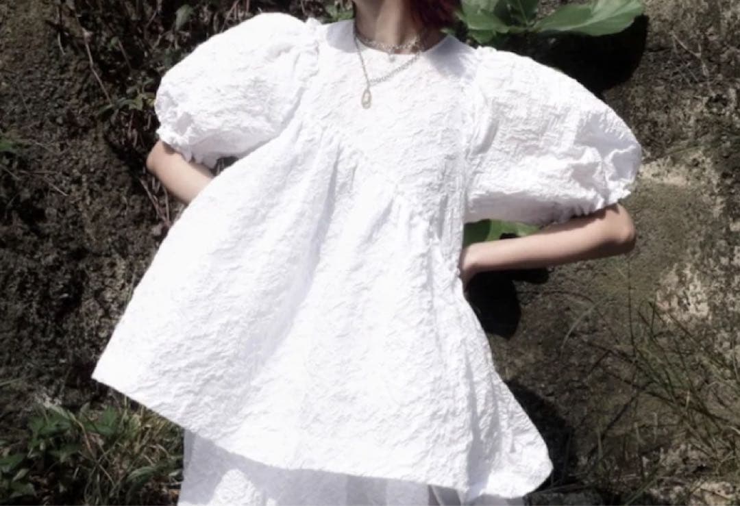 こ*ん様 Simone Rocha パフスリーブ ブラウス UK12サイズ