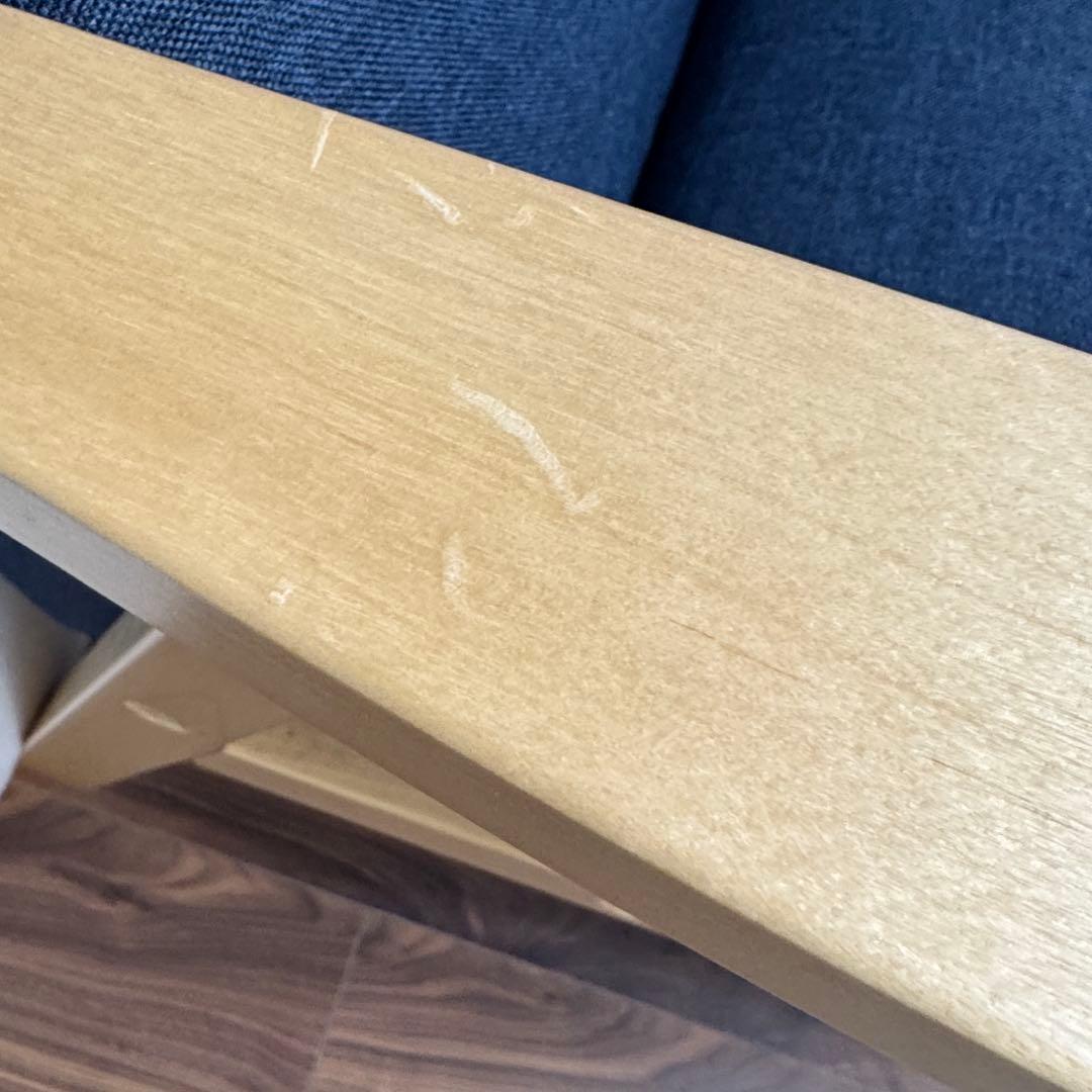 2人掛け　ソファ　青　ネイビー　ルッキ2kd