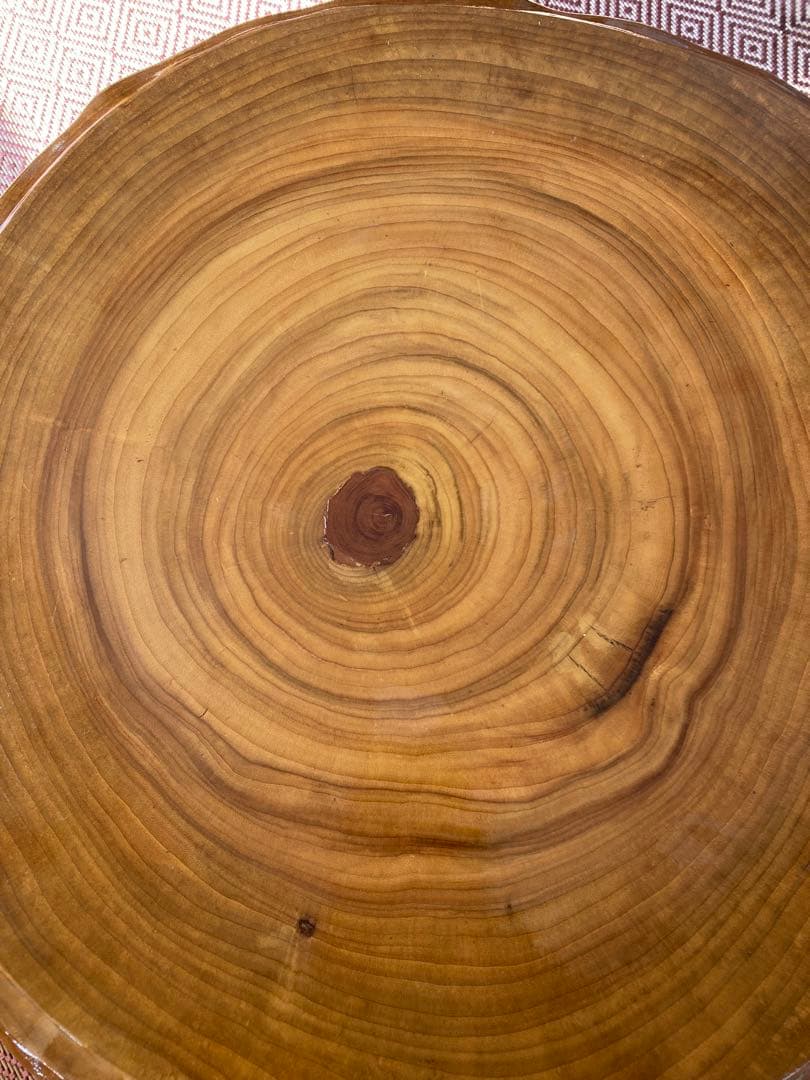 木製 天然木 欅材 一枚板 脚付き座卓 センターテーブル 家具　ちゃぶ台