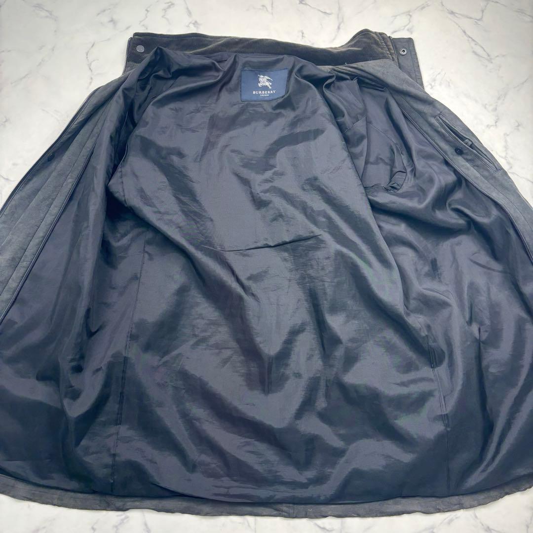 【逸品】バーバリーロンドン　スエード　ジャケット　　ブルゾン　ライナー付　大きい