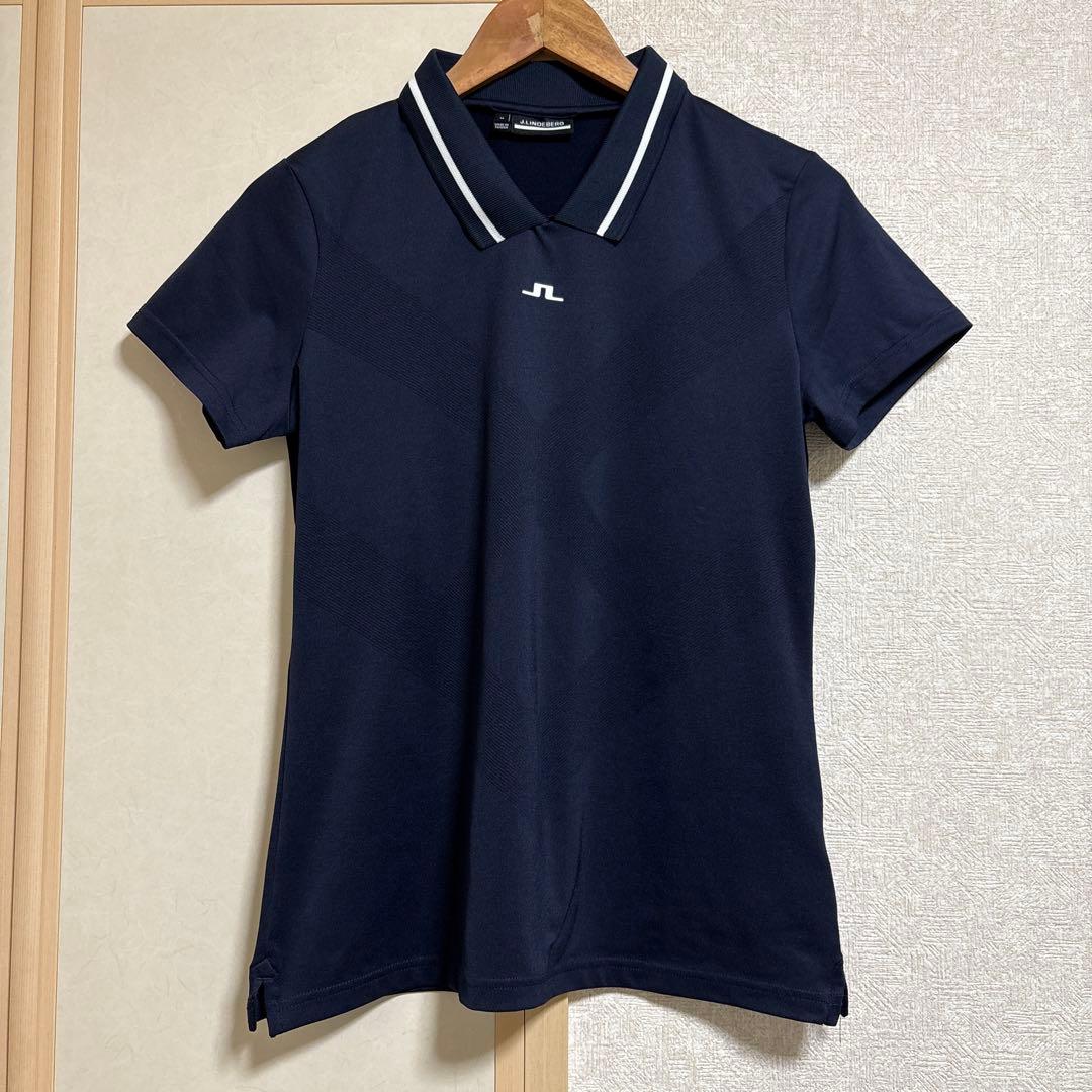 J.LINDEBERG 紺色　 ポロシャツ スカート　2点セット　M/S 春夏
