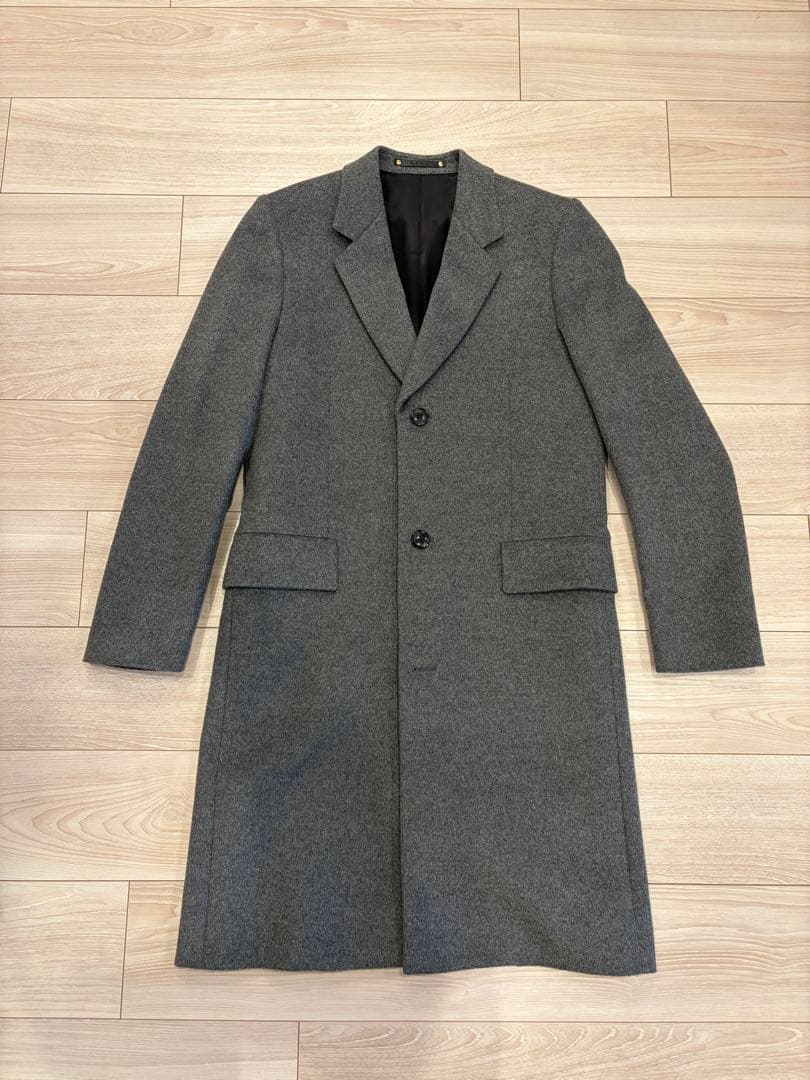 ポールスミス カシミヤ チェスターコート グレー M