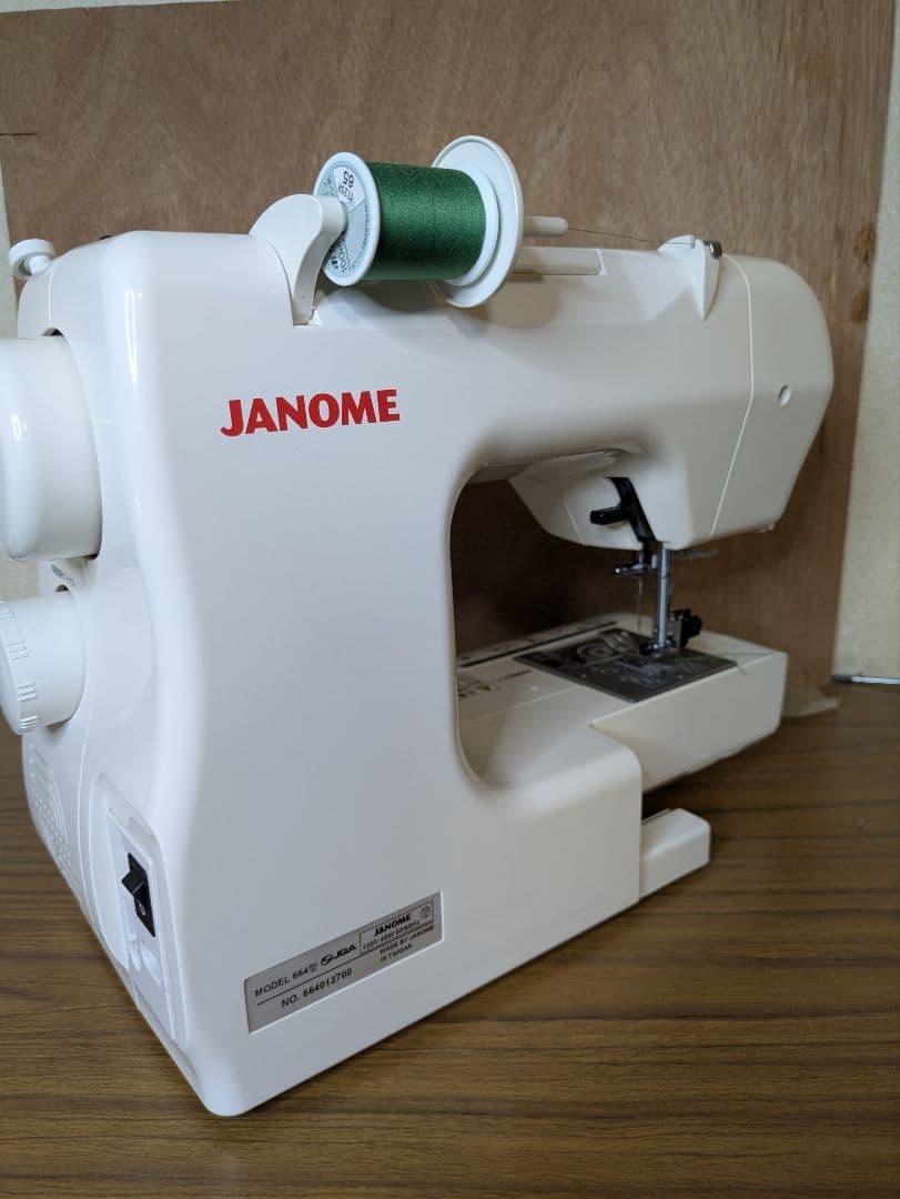【極上美品】初めてのミシンにオススメの親切設計☆信頼性抜群のジャノメ664型