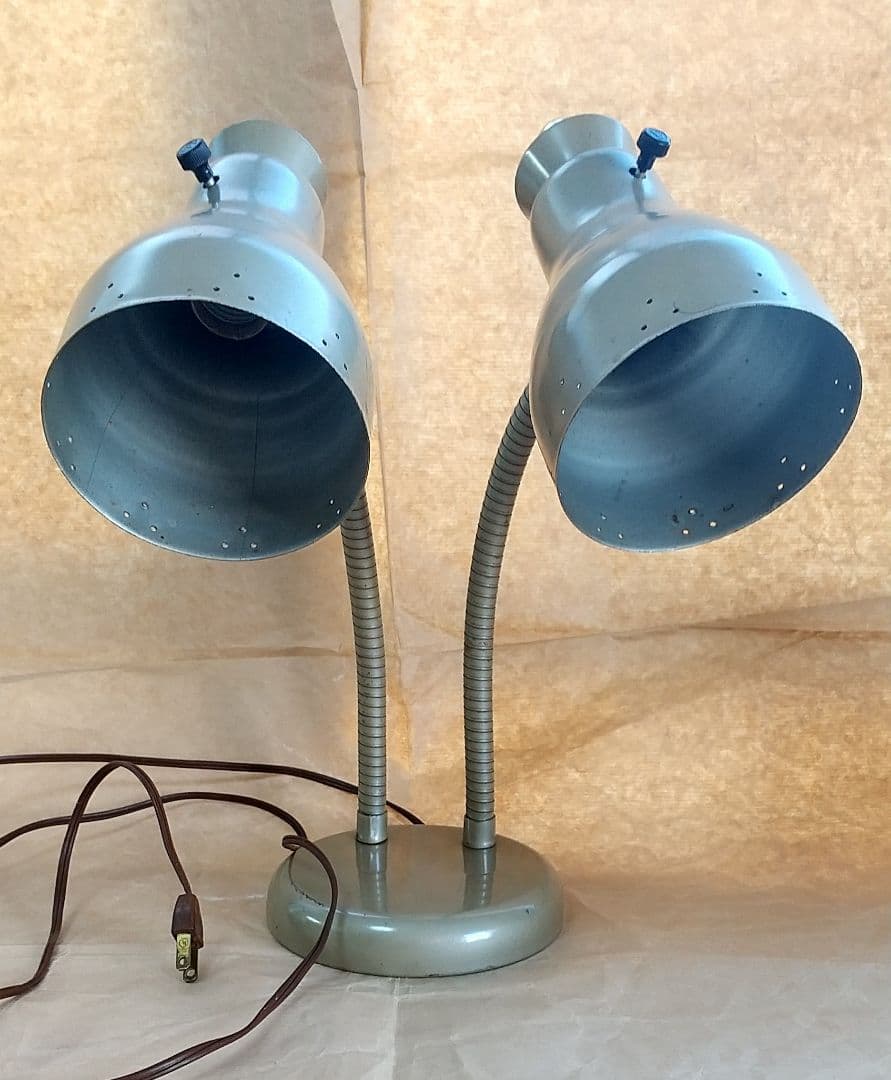 その他 1950s Double neck Portable Lamp