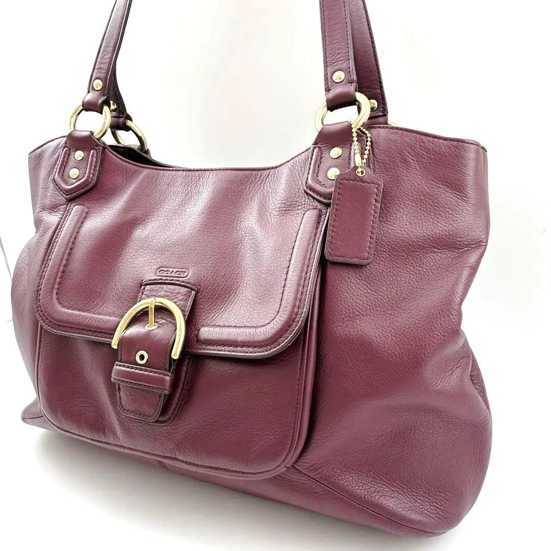 バッグ Coach Campbell Leather Soho Hobo Bag