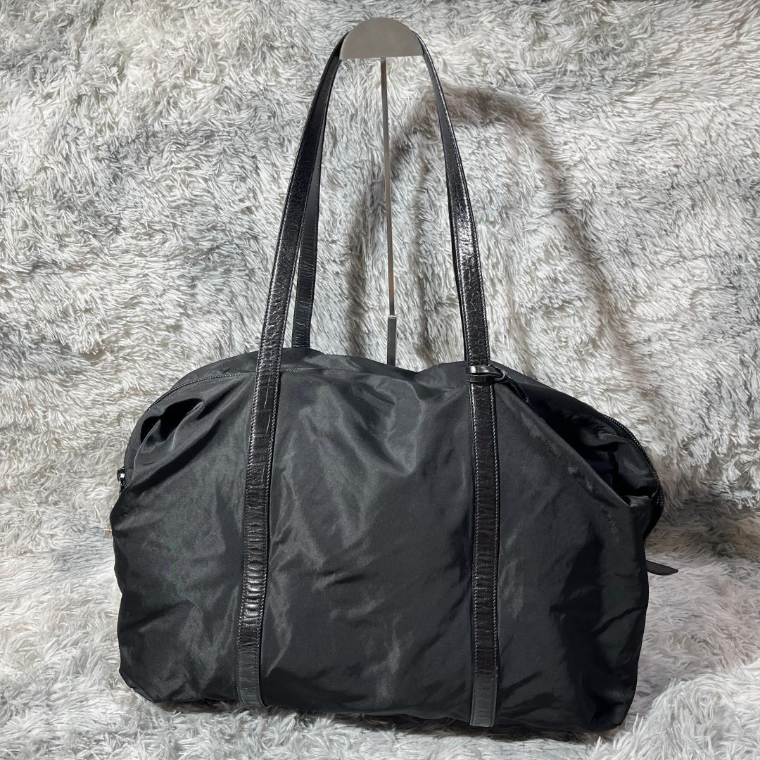[大人気]　プラダ　ＰＲＡＤＡ　ボストンバッグ　三角ロゴ　ナイロン　ブラック
