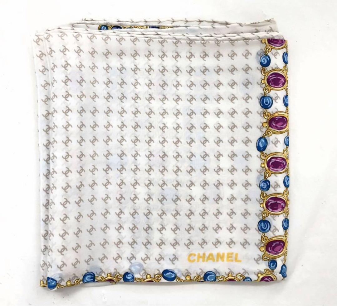 205 美品 CHANEL シャネル ココマーク チェーン宝石柄