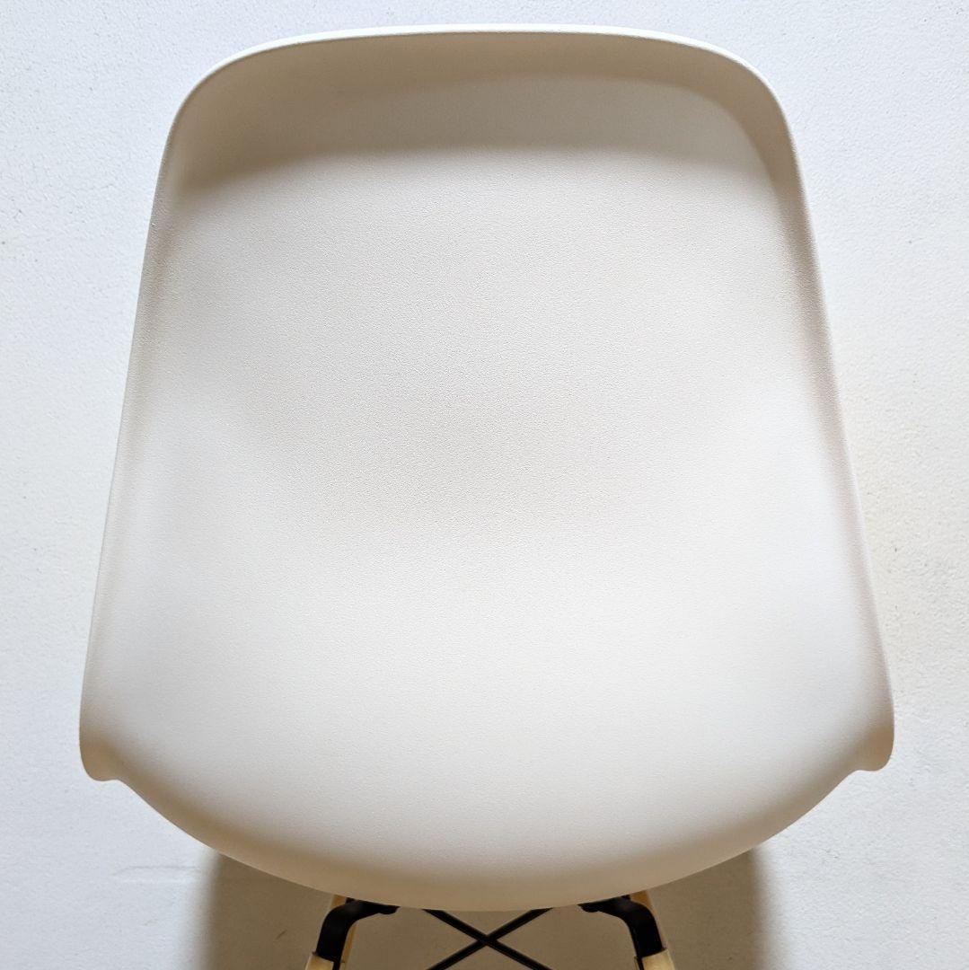 美品 正規品 ハーマンミラー イームズ シェル サイド チェア DSW ホワイト