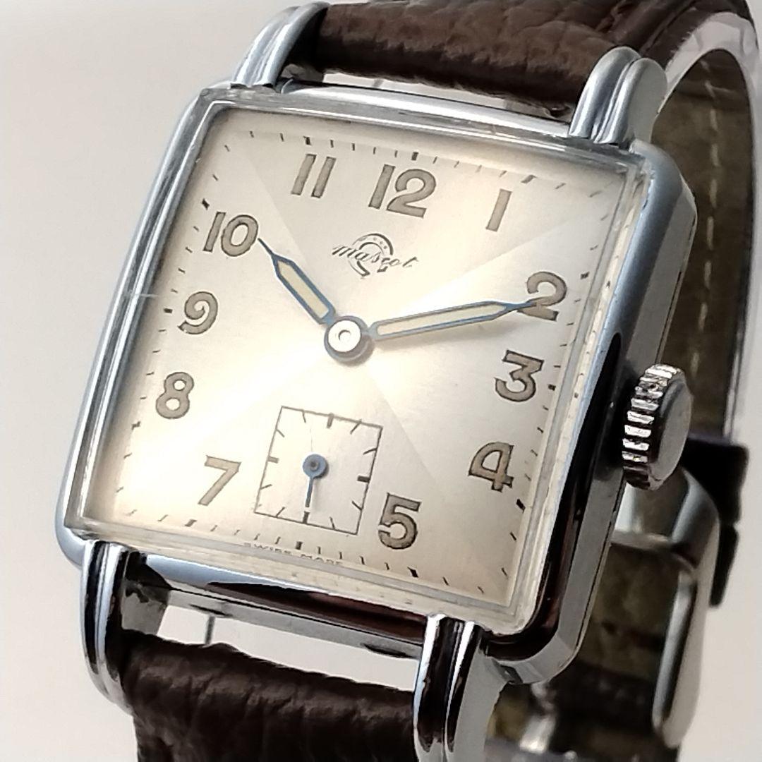 【1950s】MASCOT スモセコ OH済 ヴィンテージ腕時計